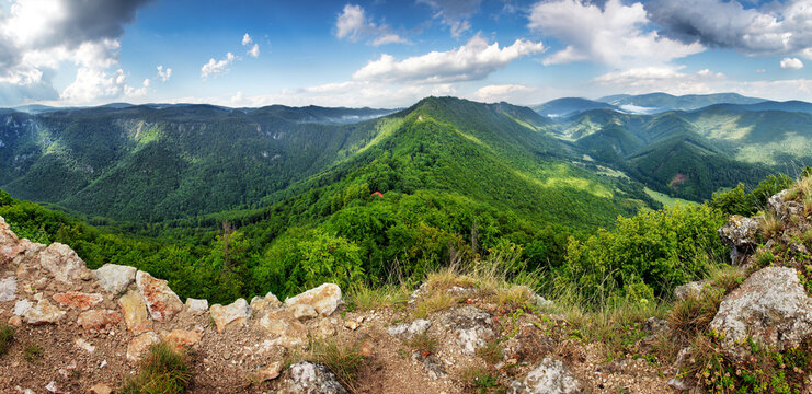 Slovakia - Muranska planina, green mountain landscape