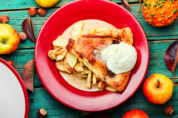 Delicious homemade apple pie