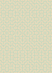 Abstract Geometric Pattern generative computational art illustration