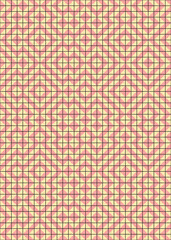 Abstract Geometric Pattern generative computational art illustration