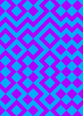 Abstract Geometric Pattern generative computational art illustration