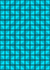 Abstract Geometric Pattern generative computational art illustration