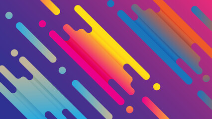 Abstract flat geometric background
