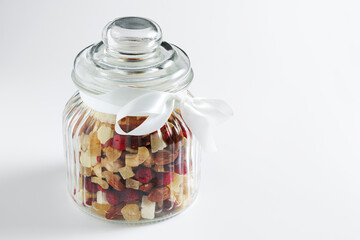 Mix nuts and dry fruits