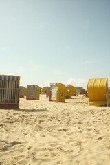 Obraz premium Strandkorb an der Nordsee