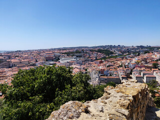 Fototapeta na wymiar Lisboa, Portugal, Lizbona, Portugalia, old city view