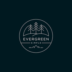 Pine evergreen fir hemlock spruce conifer cedar coniferous cypress larch tree forest vintage retro