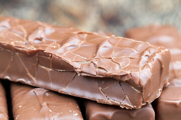 creamy nougat covered with milk chocolate