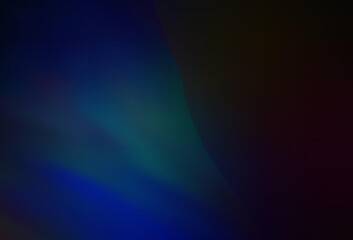Dark BLUE vector blurred background.