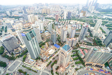 Urban buildings in Nanning, capital of Guangxi Province, China