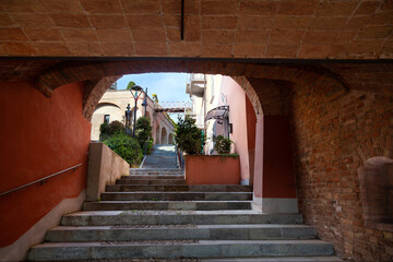 Costigliole d'Asti. Old town in Piedmont, North Italy