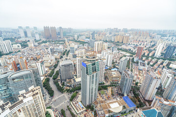 Urban buildings in Nanning, capital of Guangxi Province, China