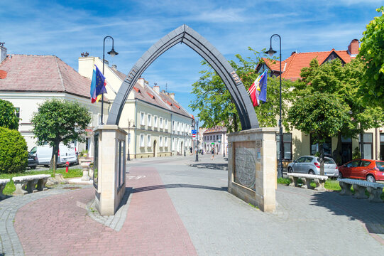 Zory, Poland - June 4, 2021: Cieszyn Gate.