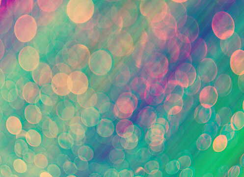 abstract colorful background with bokeh © Olena