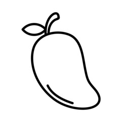 Mango Vector Line Icon Design