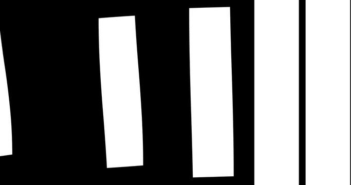 Animated transition, mask black and white, luma matte with alpha channel, background or pattern. alpha geometric