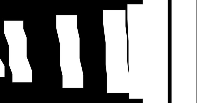 Animated transition, mask black and white, luma matte with alpha channel, background or pattern. luma effect