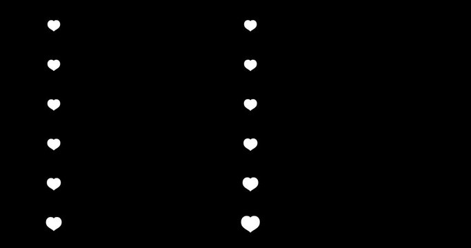 Animated transition, mask black and white, luma matte with alpha channel, background or pattern. alpha matte