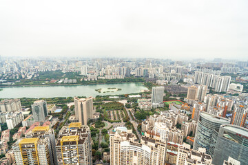 Obraz na płótnie Canvas Urban buildings in Nanning, capital of Guangxi Province, China