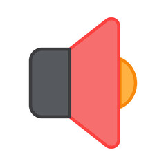 An icon design of volume speaker