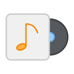 Obraz premium A perfect design icon of disc cover