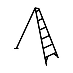 Ladder Vector Line Icon Design