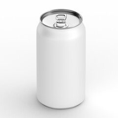 soda can mockup. 3d illustration