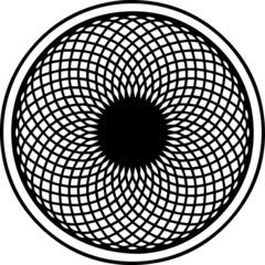 Mandala Art can be used for artwork decoration, coloring or tattoo design.