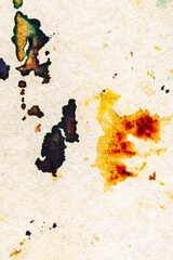 stains on the paper, abstract design