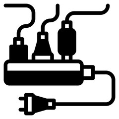 plug glyph icon