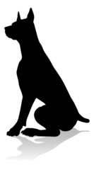 Dog Silhouette Pet Animal