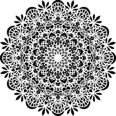 Fototapeta premium Mandala Art can be used for artwork decoration, coloring or tattoo design.