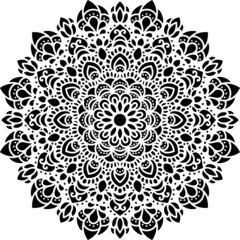 Mandala Art can be used for artwork decoration, coloring or tattoo design.