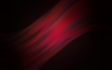 Dark Red vector background with astronomical stars.