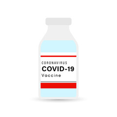 Coronavirus COVID-19 vaccine bottle