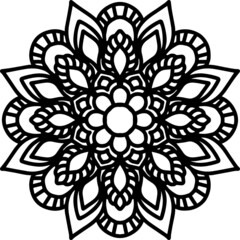 Mandala Art can be used for artwork decoration, coloring or tattoo design.