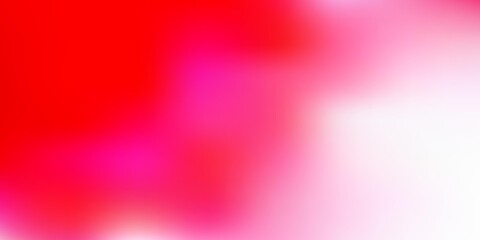 Light red vector abstract blur drawing.
