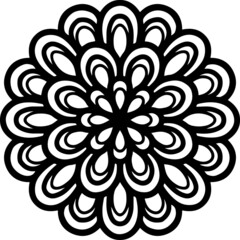 Mandala Art can be used for artwork decoration, coloring or tattoo design.