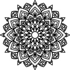 Mandala Art can be used for artwork decoration, coloring or tattoo design.