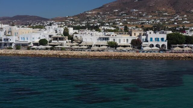 
Panoramic view of Paroikia in Paros island in Greece