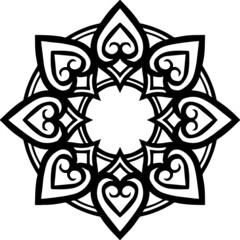 Obraz premium Mandala Art can be used for artwork decoration, coloring or tattoo design.