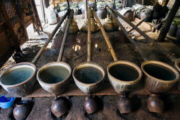 Myanmar. Inle lake. Shan state. Distillery