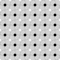 Overlapping Circles Pattern. Seamless pattern. Abstract Background. Ethnic pattern background.