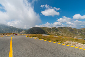 Transalpina, Romania. Beautiful highest altitude road in Romania