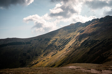 Beautiful path on the way to Dumbier from Chopok