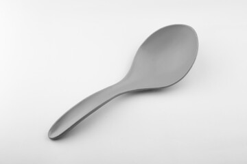 Rice spoon isolated on white background
