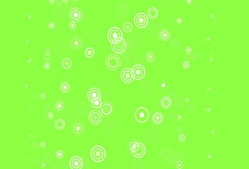 Light Green, Yellow vector layout with circle shapes.