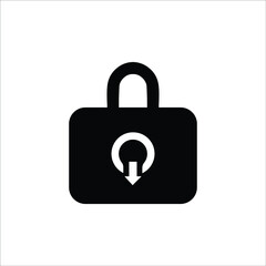 lock icon design graphic vector illustration