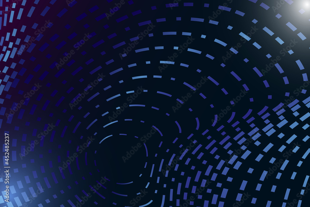 Poster abstract technology vector background from dotted lines