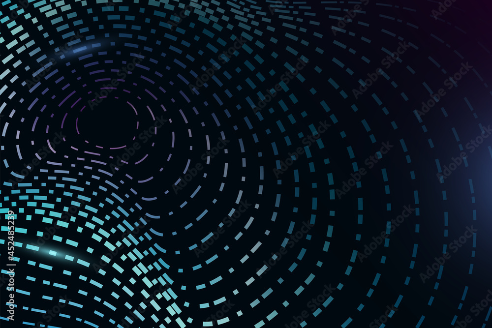 Poster abstract technology vector background from dotted lines